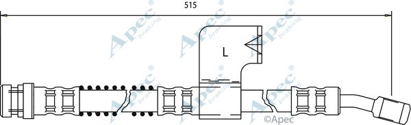 APEC BRAKING Jarruletku HOS3647